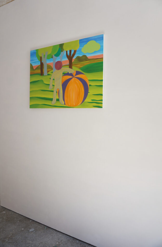 Exposition de peintures à l'atelier de Benoit Andro été 2025.
