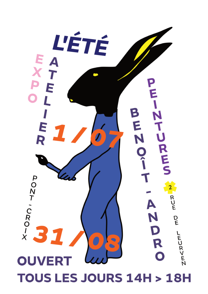 expo benoit andro été 2026 affiche