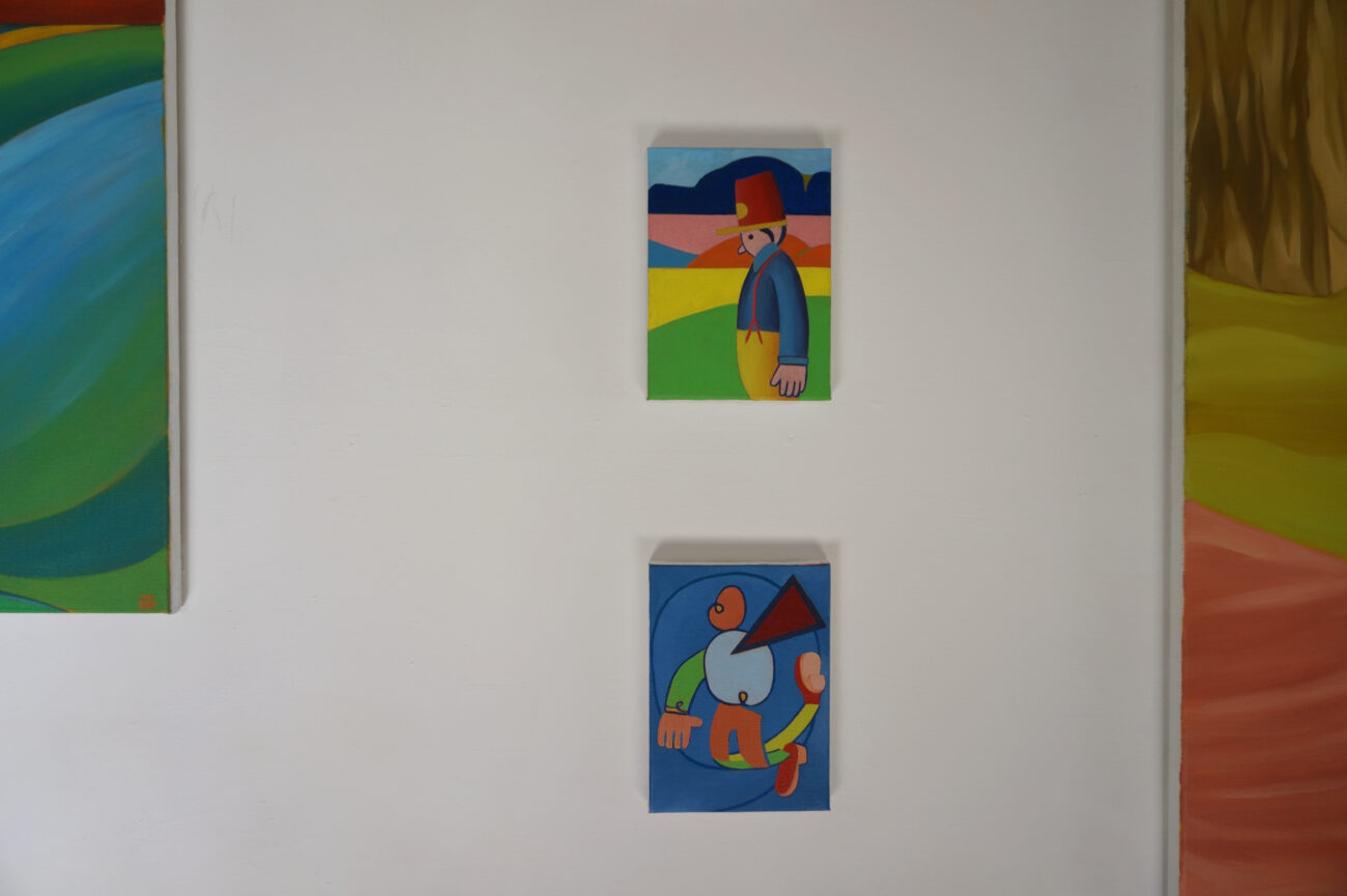 exposition été Benoit Andro 2026 peintre plasticien peinture et dessins vue de l’accrochage