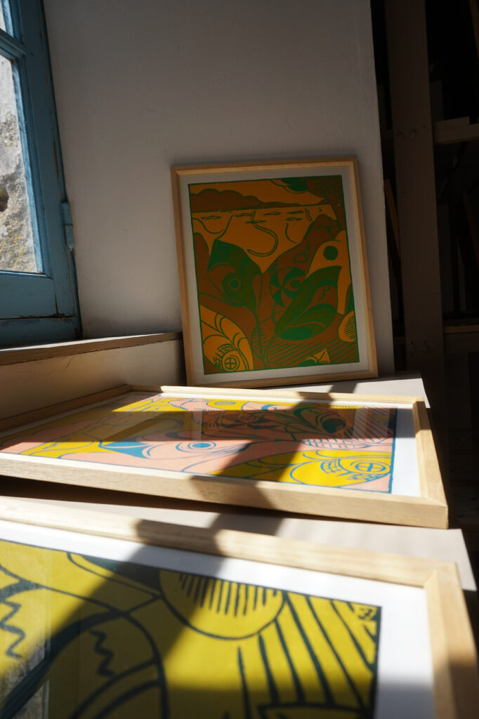 exposition été Benoit Andro 2026 peintre plasticien peinture et dessins vue de l’accrochage