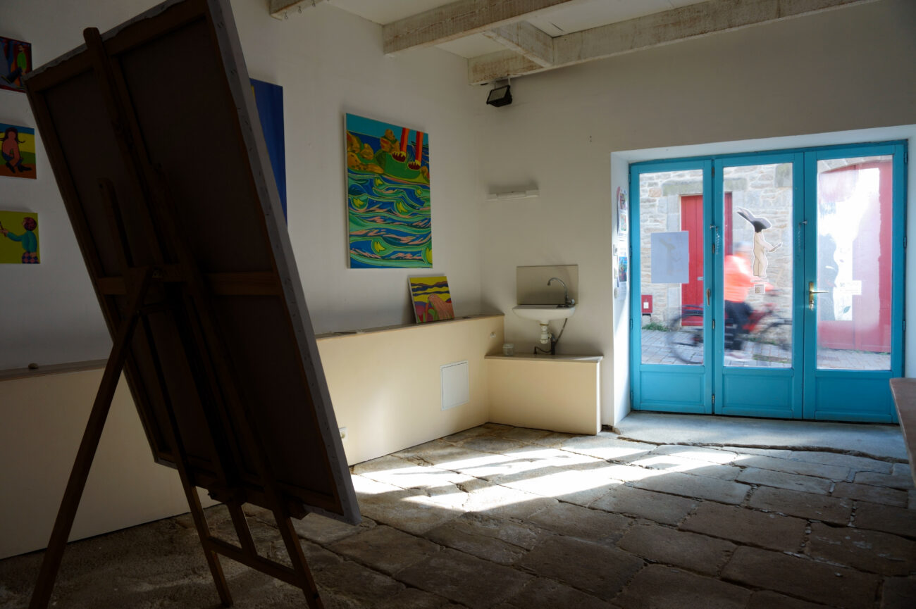 chevalet atelier peinture exposition été benoit andro octobre 2026